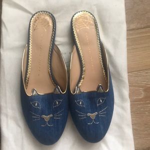 Charlotte Olympia Sabot slip on flats